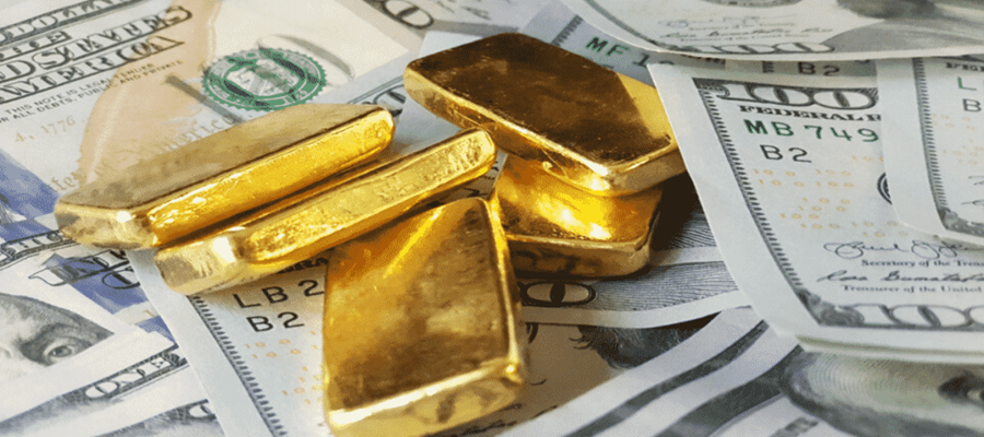 ارتباط قیمت طلا و شاخص DXY