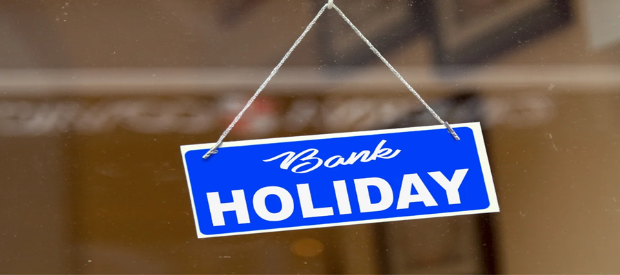 تعطیلات بانکی در فارکس 